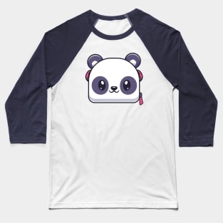 Cute Panda Bag Cartoon Baseball T-Shirt